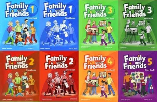 Bộ sách tiếng Anh cho bé mầm non Family and Friends Level 1 - 5